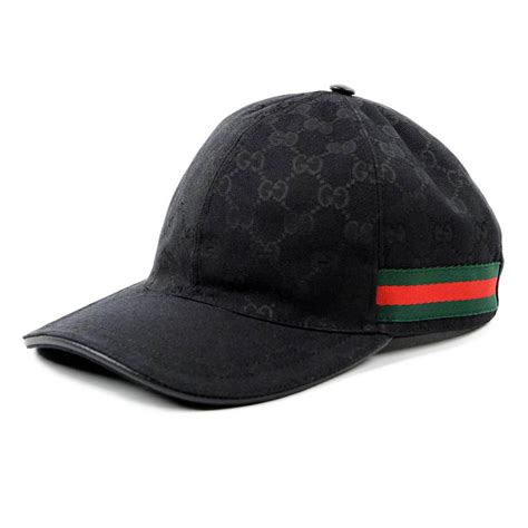 black gucci baseball hat